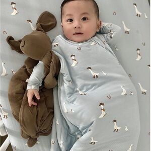 NWT Gunamuna Sleep Sack with Cowboy  Goose Print, 2.5 TOG